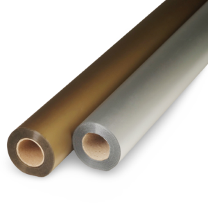 Frosted Cellophane Florist Flower Wrap Gift Film (80cm wide x 60m) - Silver & Gold