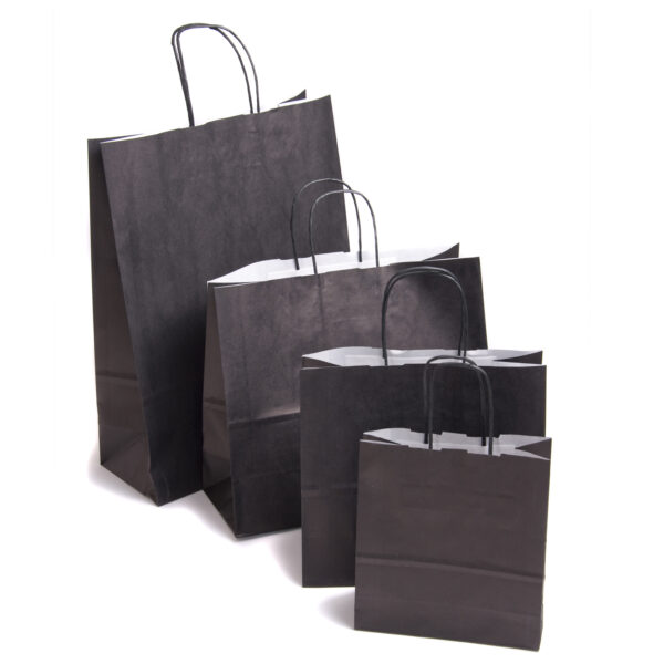 coloured paper carrier bags twist handle