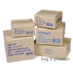 Gripseal bags