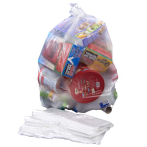 Recycling bags, waste sacks, clear bin liners / bin bags