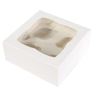 White Cupcake Boxes - 4 / 6