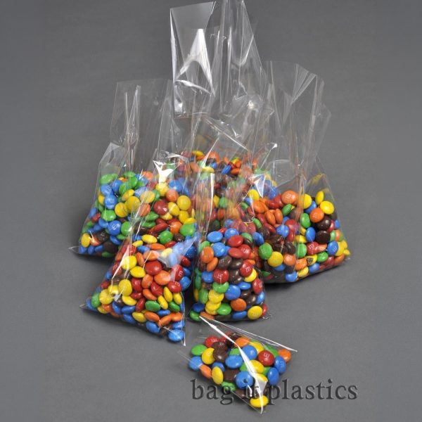 Clear Cellophane Display Bags - (2D) No Gusset