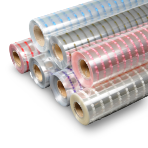 Cellophane Florist Flower Wrap With Printed Dots, Gift Film (80cm wide x 100m)