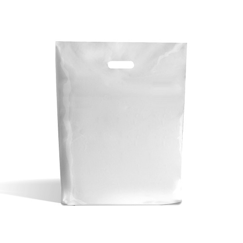 White Varigauge Plastic Carrier Bags